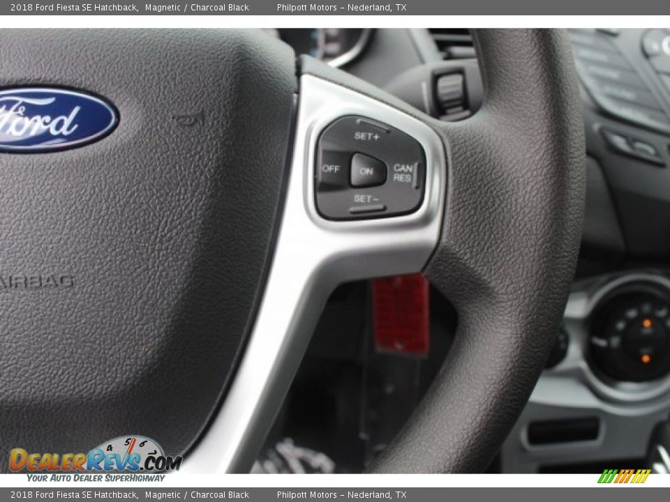2018 Ford Fiesta SE Hatchback Magnetic / Charcoal Black Photo #20