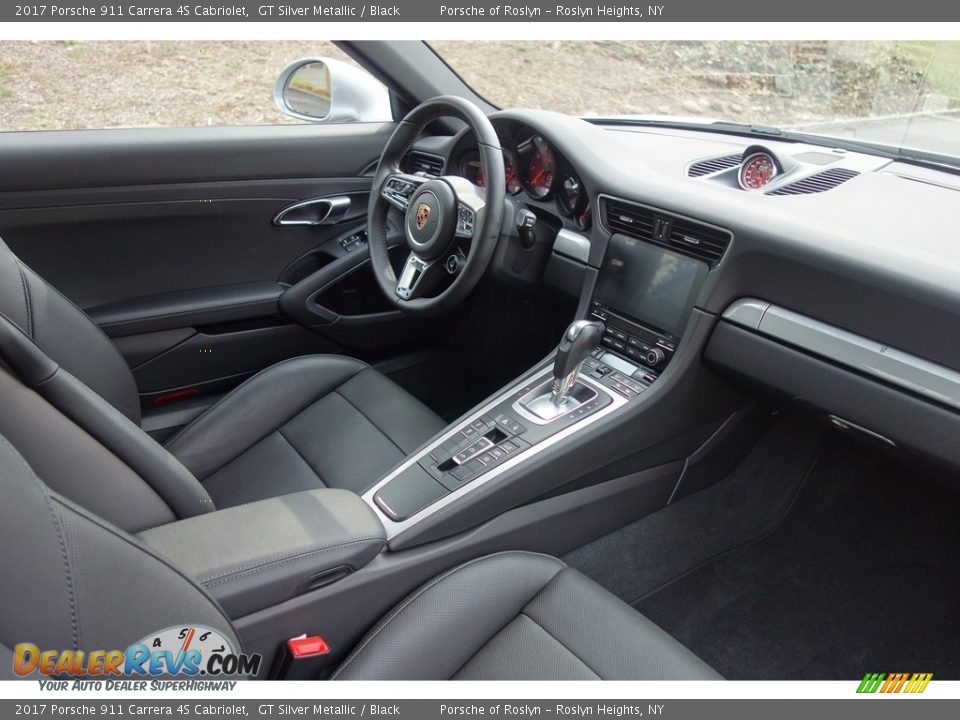 2017 Porsche 911 Carrera 4S Cabriolet GT Silver Metallic / Black Photo #17