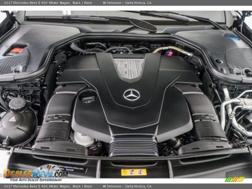 2017 Mercedes-Benz E 400 4Matic Wagon Black / Black Photo #8