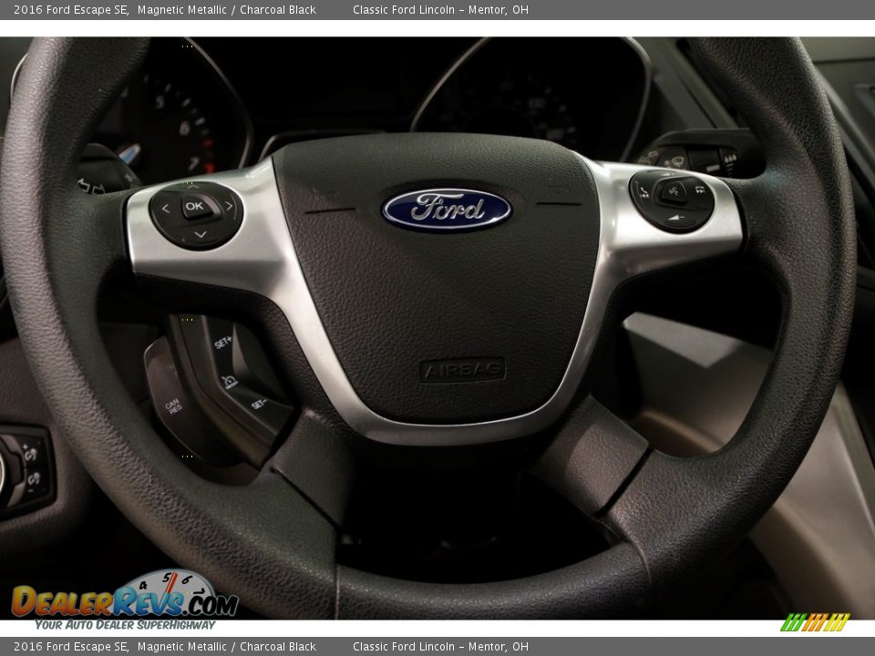 2016 Ford Escape SE Magnetic Metallic / Charcoal Black Photo #6