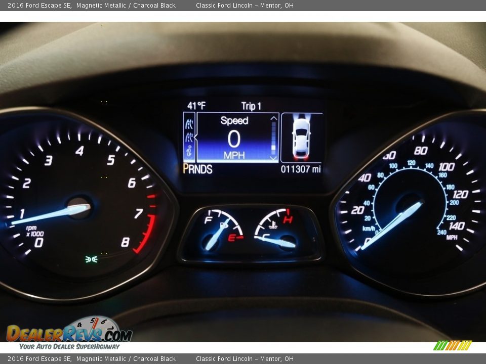2016 Ford Escape SE Magnetic Metallic / Charcoal Black Photo #7