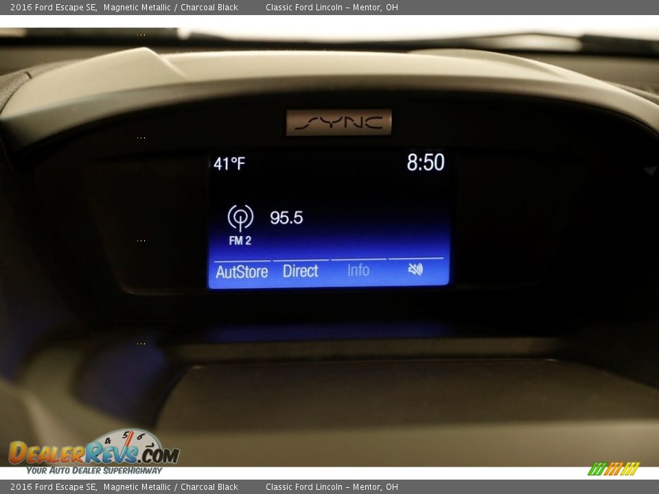 2016 Ford Escape SE Magnetic Metallic / Charcoal Black Photo #9