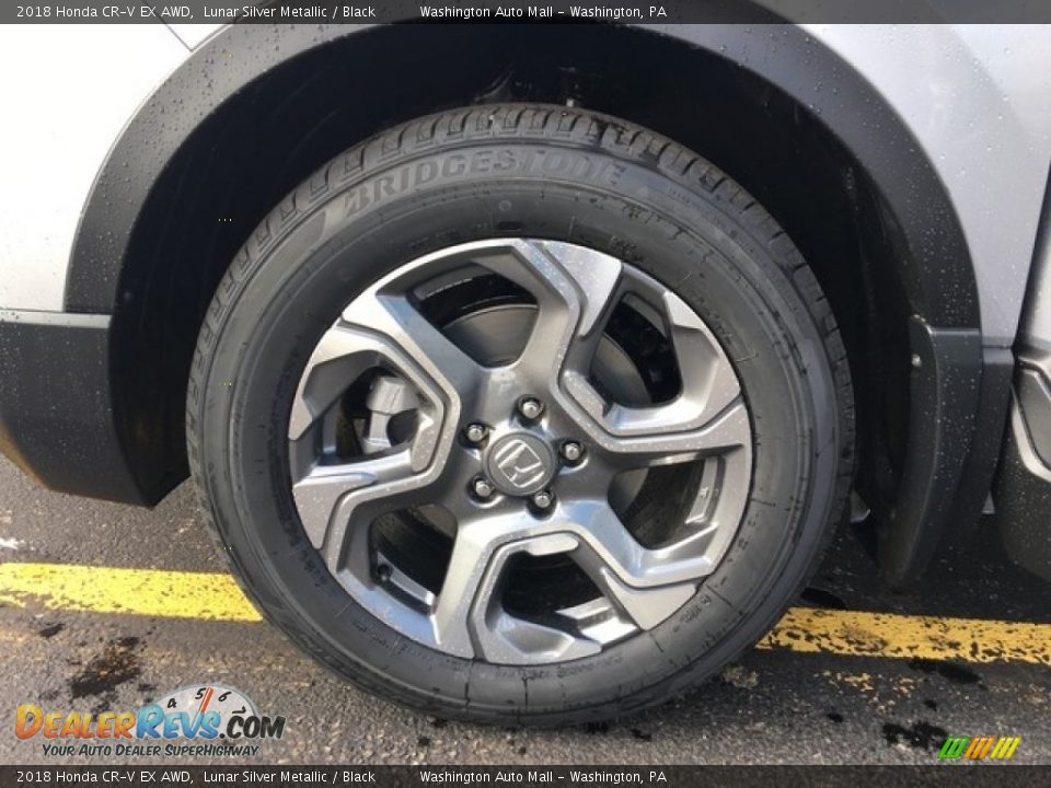 2018 Honda CR-V EX AWD Lunar Silver Metallic / Black Photo #29