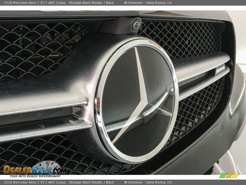 2018 Mercedes-Benz C 63 S AMG Coupe Obsidian Black Metallic / Black Photo #33