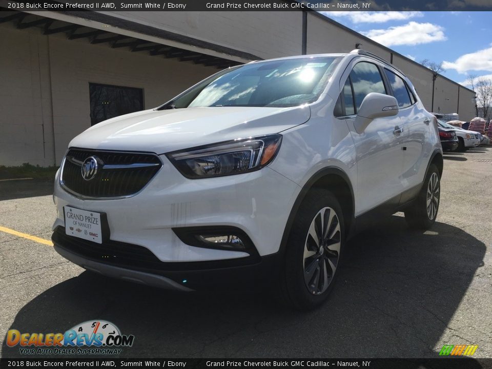 2018 Buick Encore Preferred II AWD Summit White / Ebony Photo #2