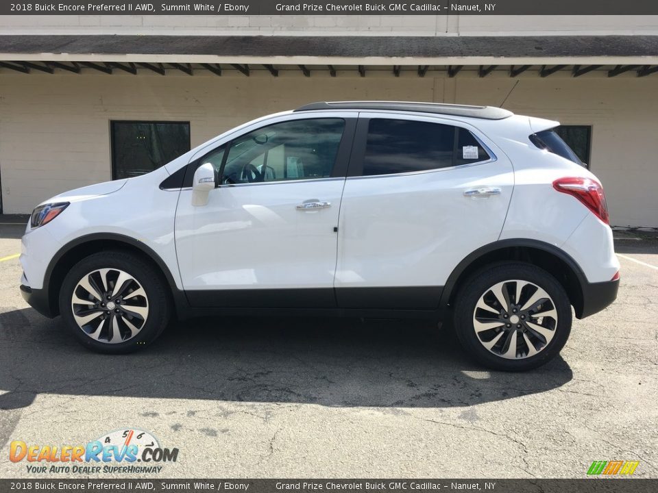 2018 Buick Encore Preferred II AWD Summit White / Ebony Photo #3