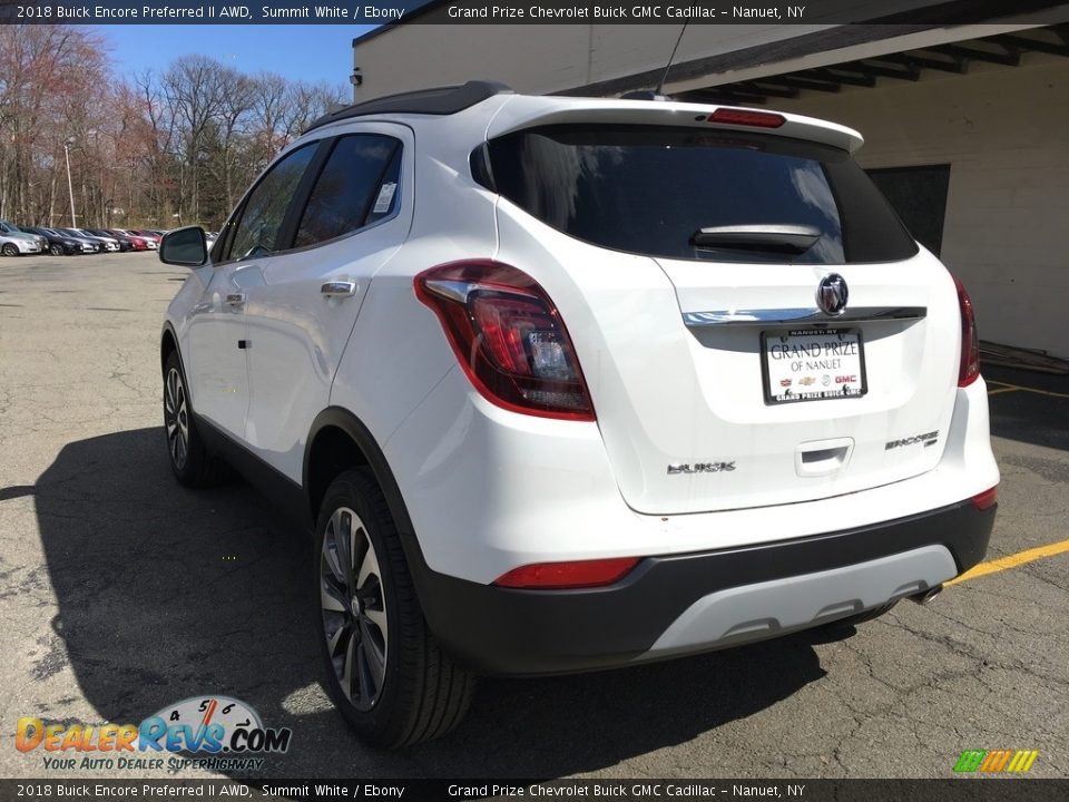 2018 Buick Encore Preferred II AWD Summit White / Ebony Photo #4