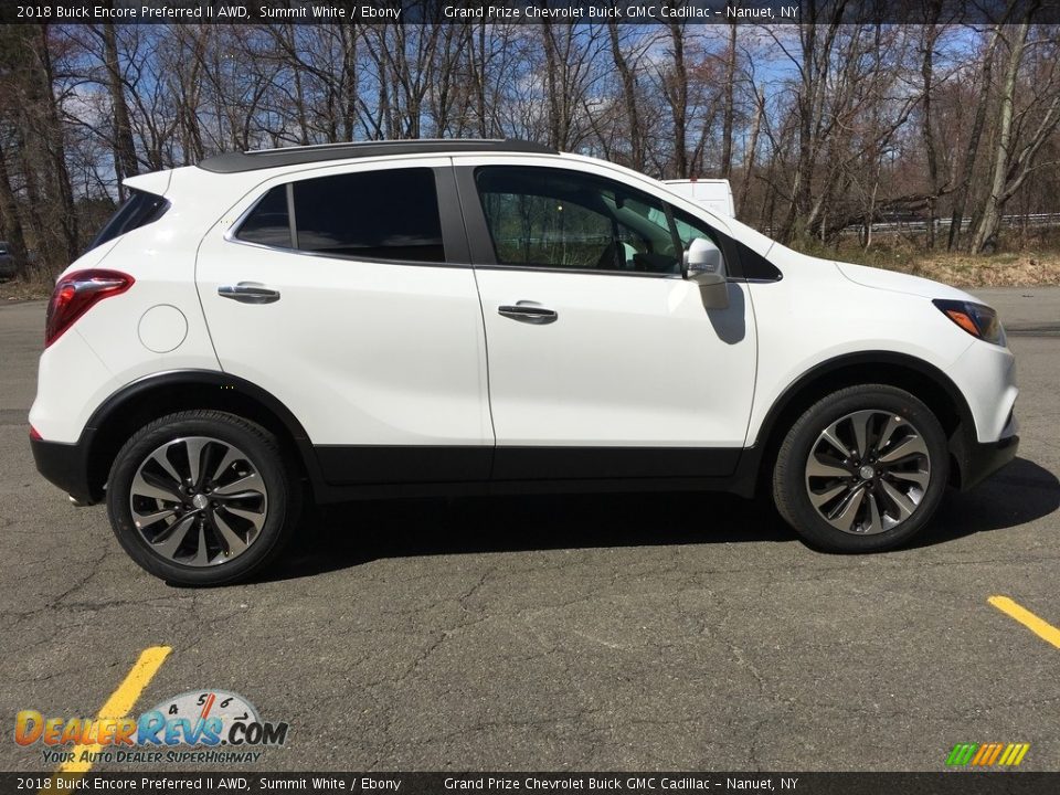 2018 Buick Encore Preferred II AWD Summit White / Ebony Photo #7