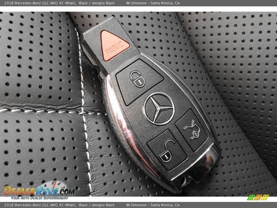 2018 Mercedes-Benz GLC AMG 43 4Matic Black / designo Black Photo #11