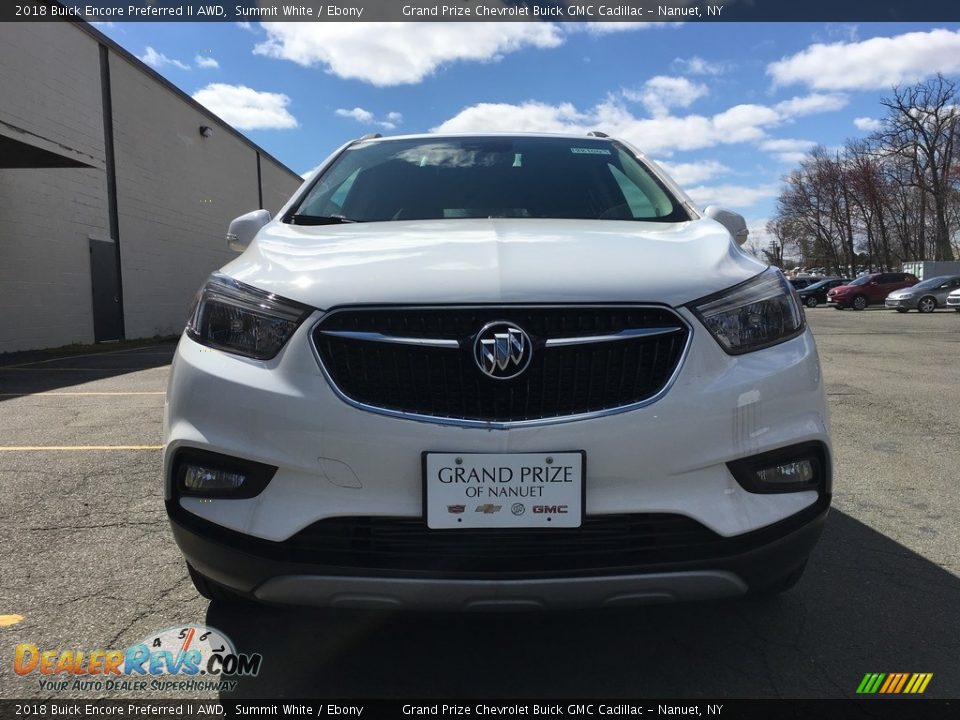 2018 Buick Encore Preferred II AWD Summit White / Ebony Photo #8