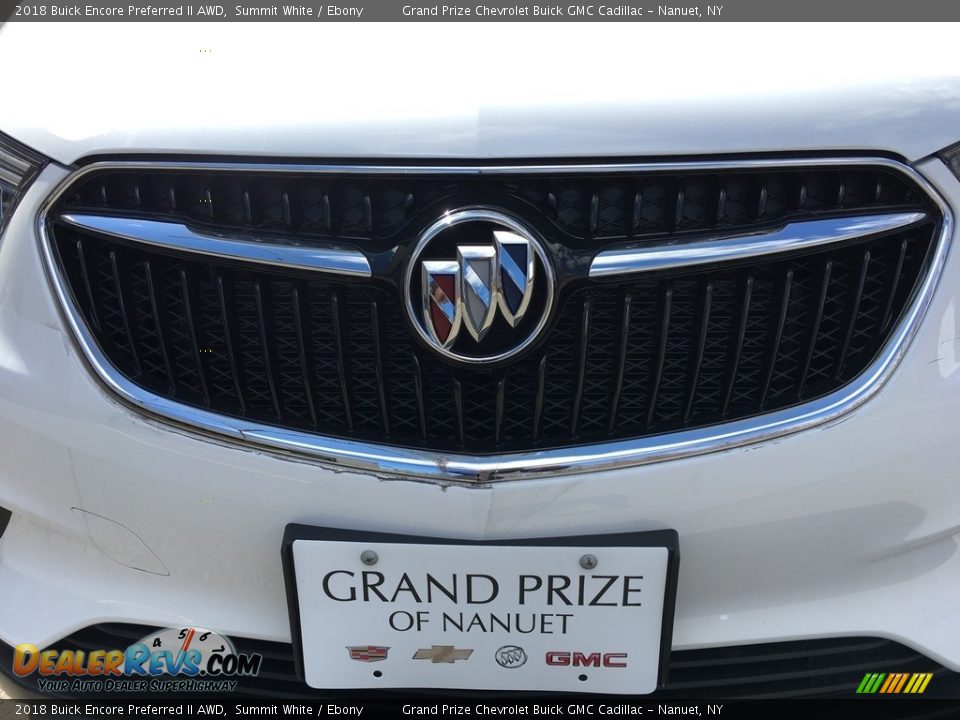 2018 Buick Encore Preferred II AWD Summit White / Ebony Photo #9