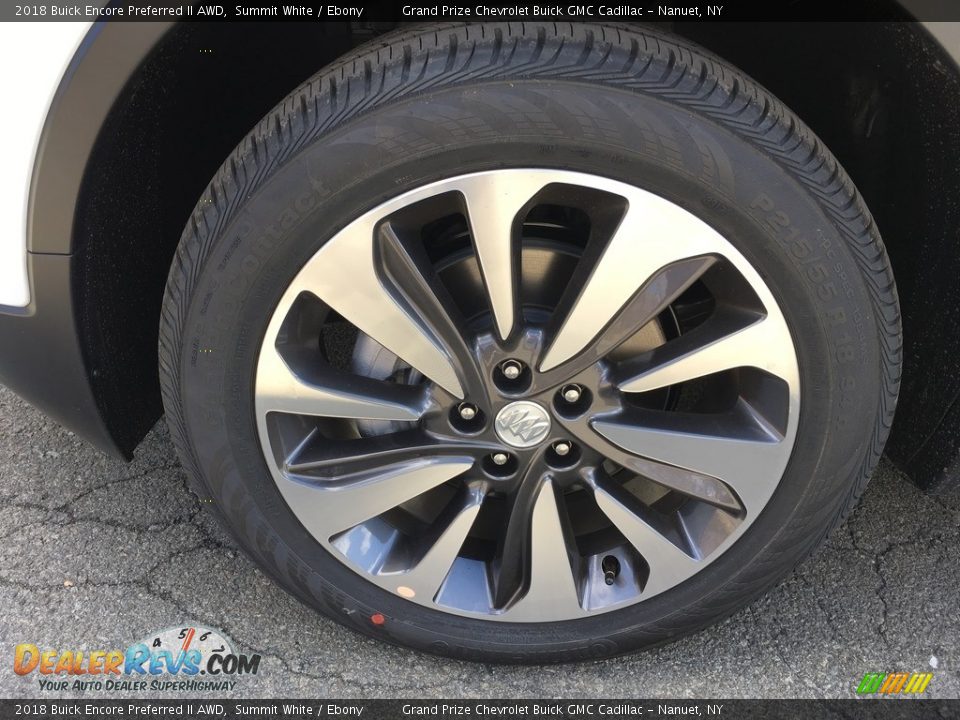 2018 Buick Encore Preferred II AWD Summit White / Ebony Photo #10
