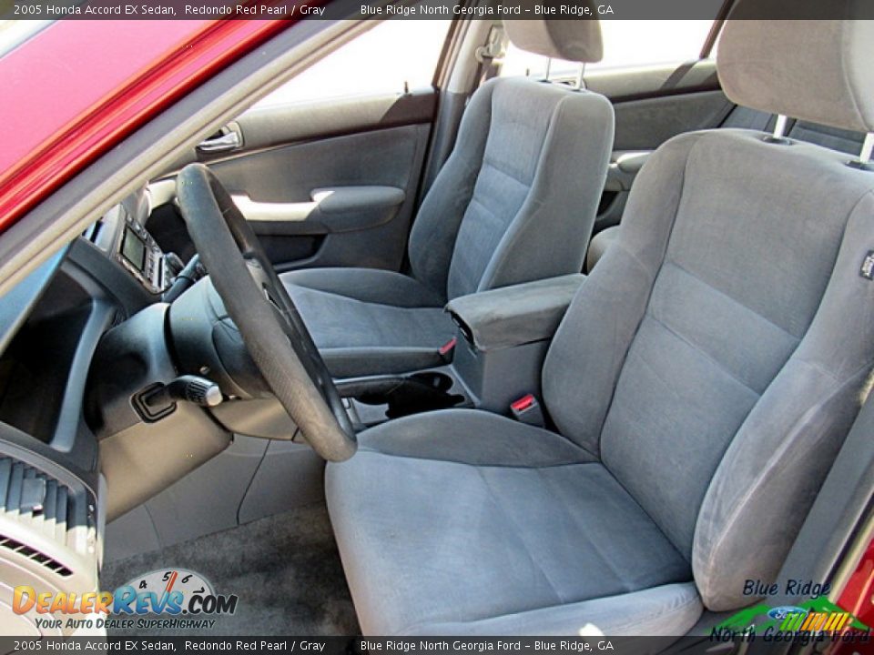 2005 Honda Accord EX Sedan Redondo Red Pearl / Gray Photo #10