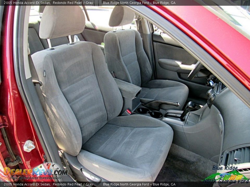 2005 Honda Accord EX Sedan Redondo Red Pearl / Gray Photo #11