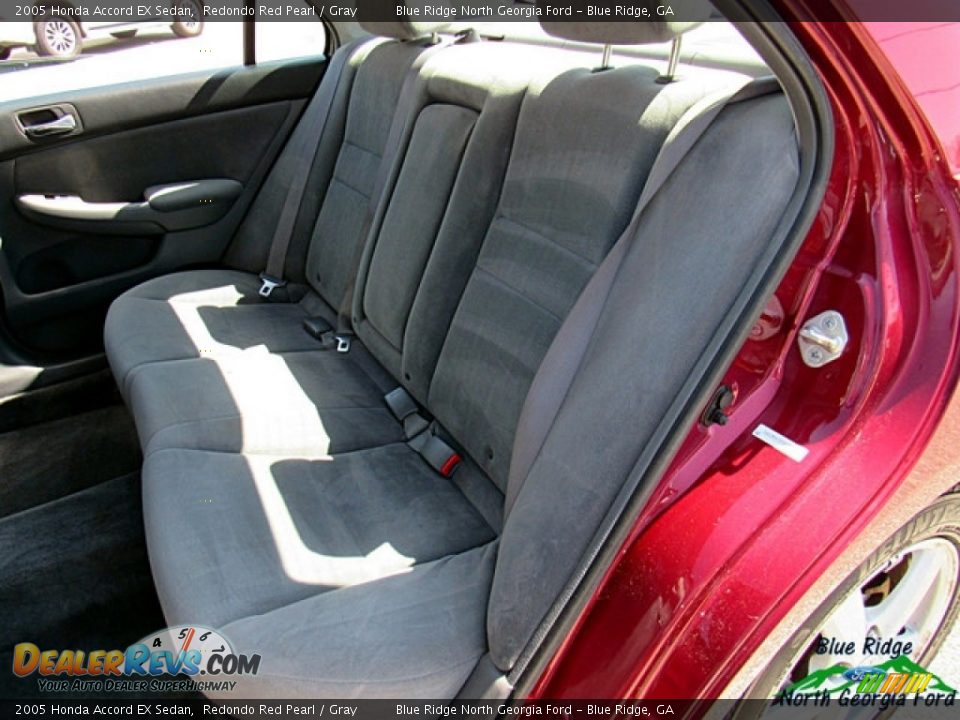 2005 Honda Accord EX Sedan Redondo Red Pearl / Gray Photo #12