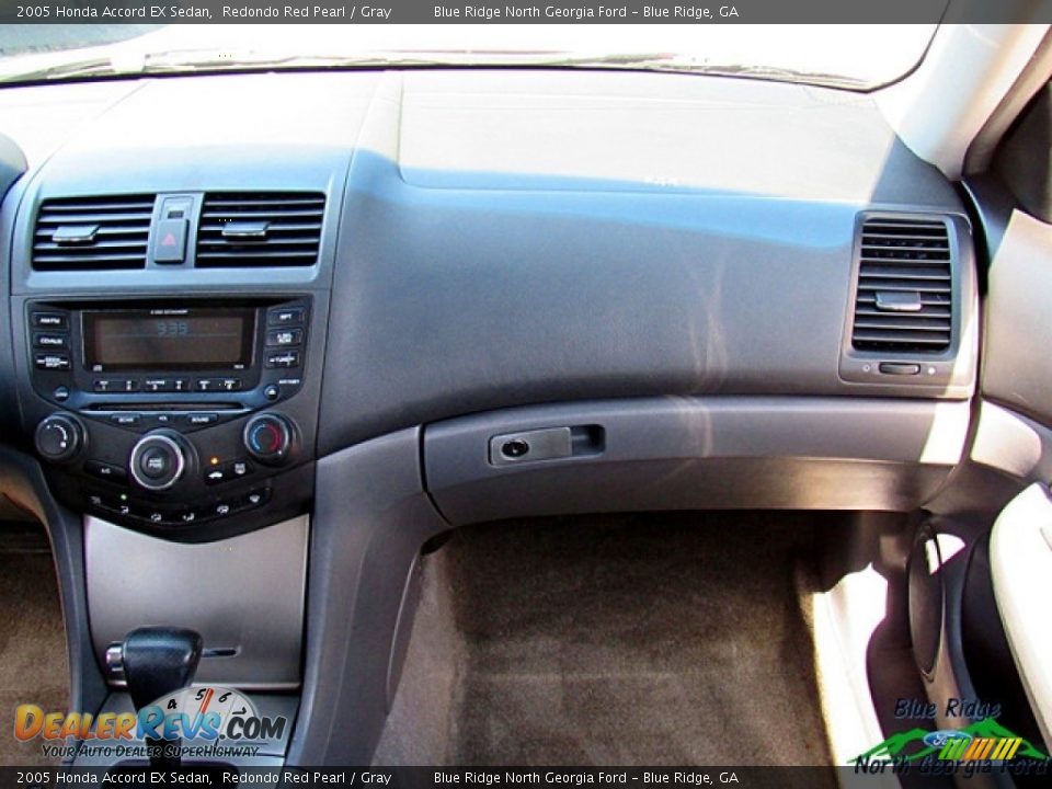 2005 Honda Accord EX Sedan Redondo Red Pearl / Gray Photo #15