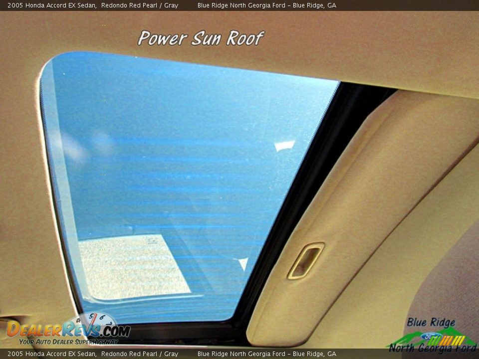 2005 Honda Accord EX Sedan Redondo Red Pearl / Gray Photo #18