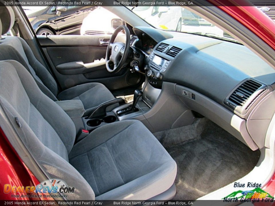 2005 Honda Accord EX Sedan Redondo Red Pearl / Gray Photo #22