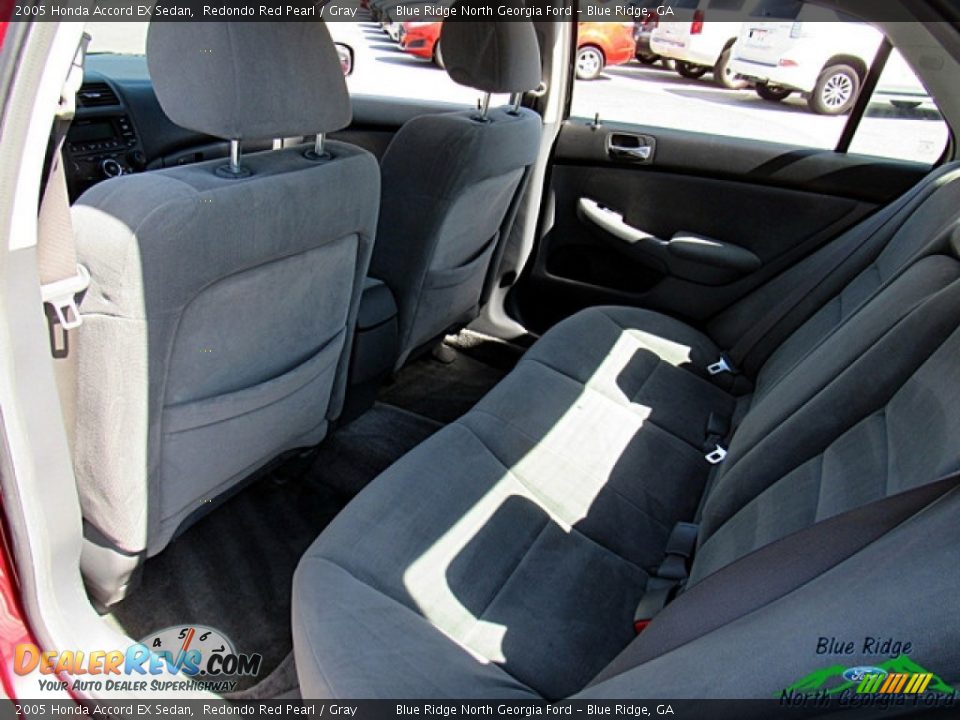 2005 Honda Accord EX Sedan Redondo Red Pearl / Gray Photo #23