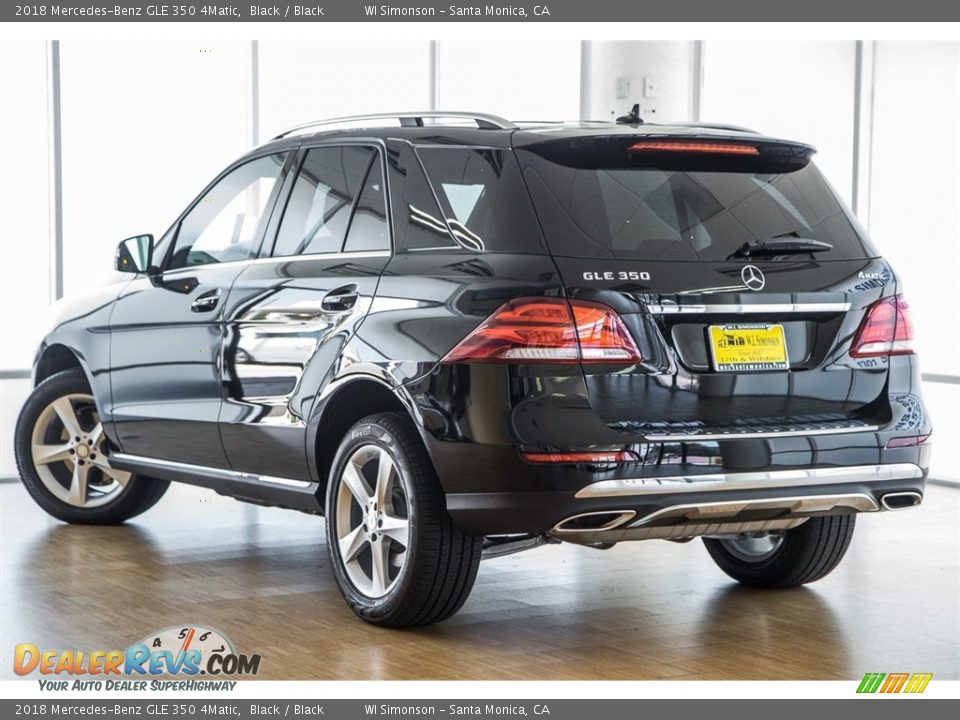 2018 Mercedes-Benz GLE 350 4Matic Black / Black Photo #3