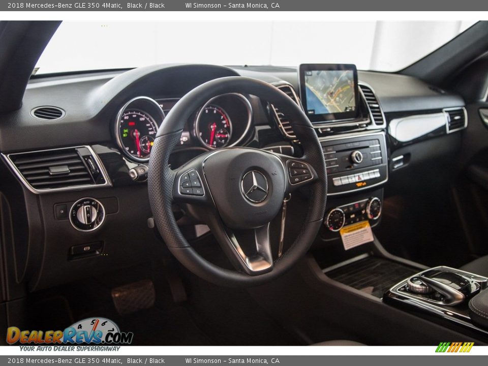 2018 Mercedes-Benz GLE 350 4Matic Black / Black Photo #6