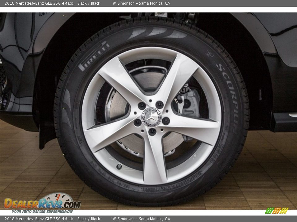 2018 Mercedes-Benz GLE 350 4Matic Black / Black Photo #8