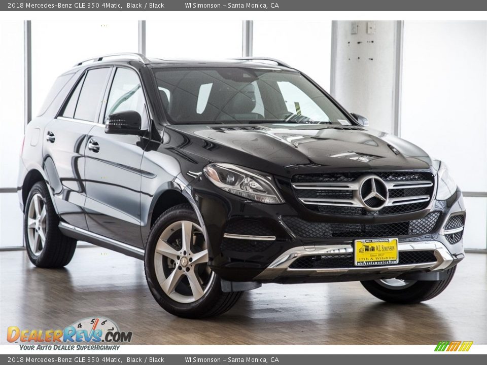 2018 Mercedes-Benz GLE 350 4Matic Black / Black Photo #12