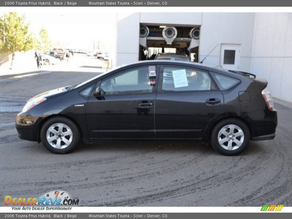 2006 Toyota Prius Hybrid Black / Beige Photo #4