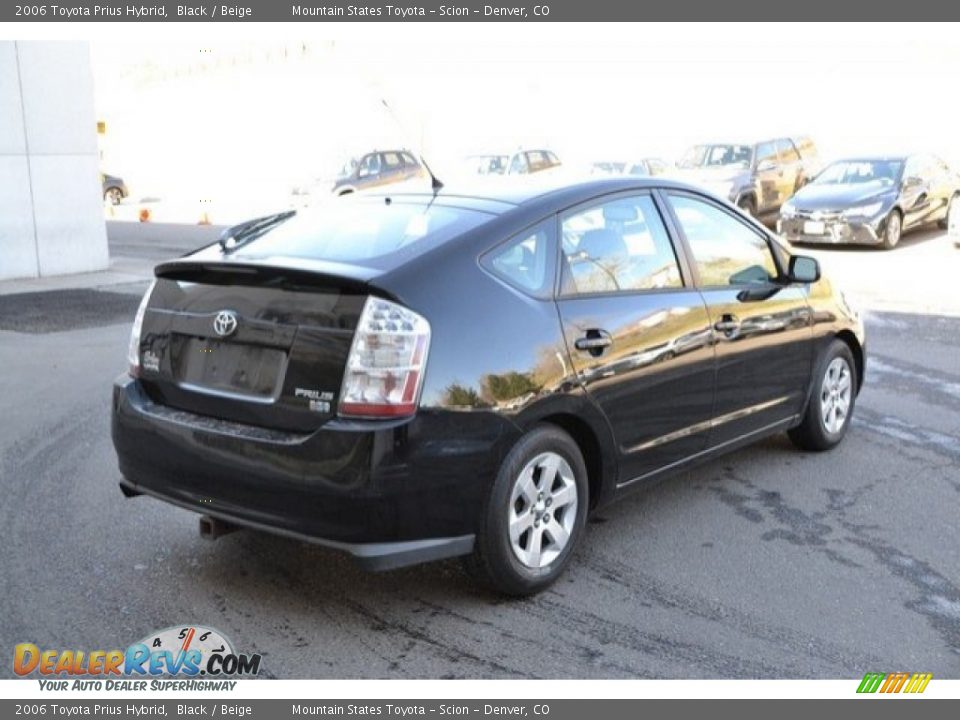 2006 Toyota Prius Hybrid Black / Beige Photo #7