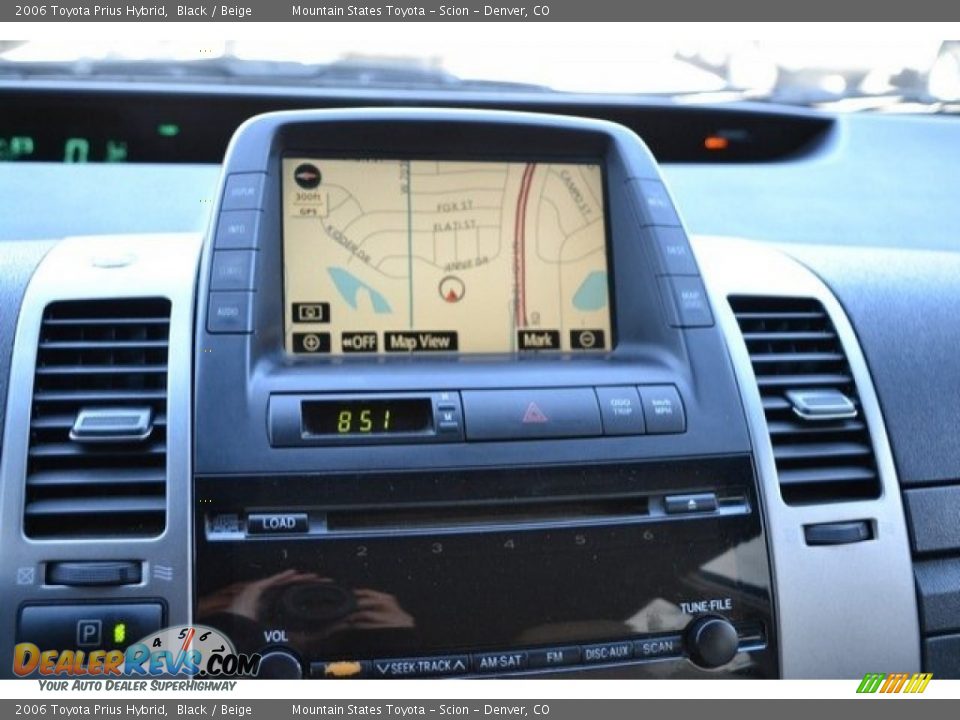 2006 Toyota Prius Hybrid Black / Beige Photo #9