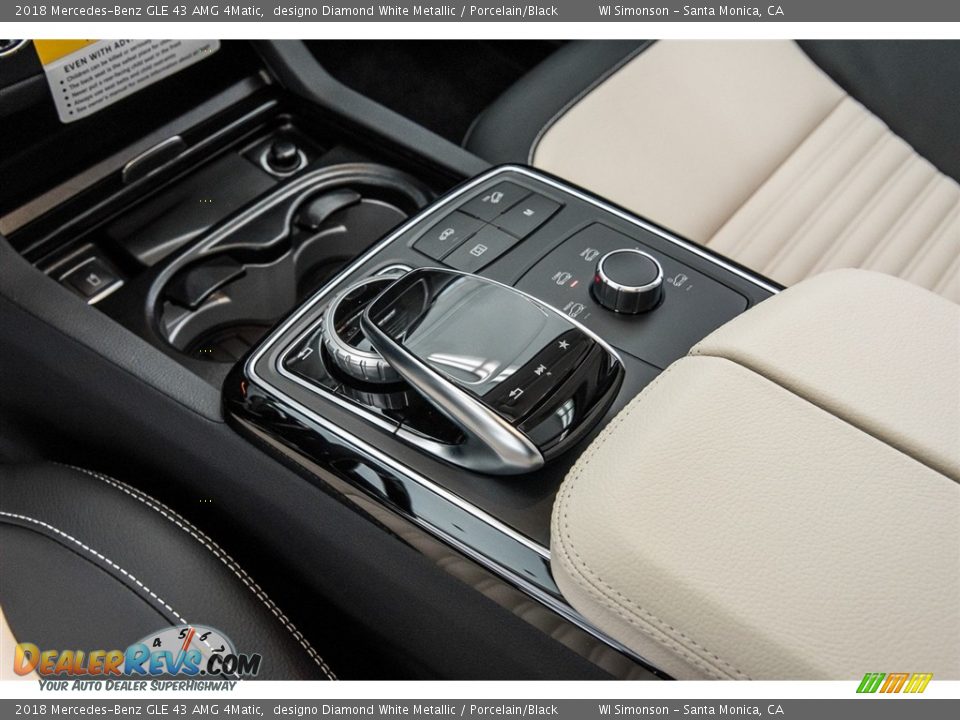 2018 Mercedes-Benz GLE 43 AMG 4Matic designo Diamond White Metallic / Porcelain/Black Photo #6