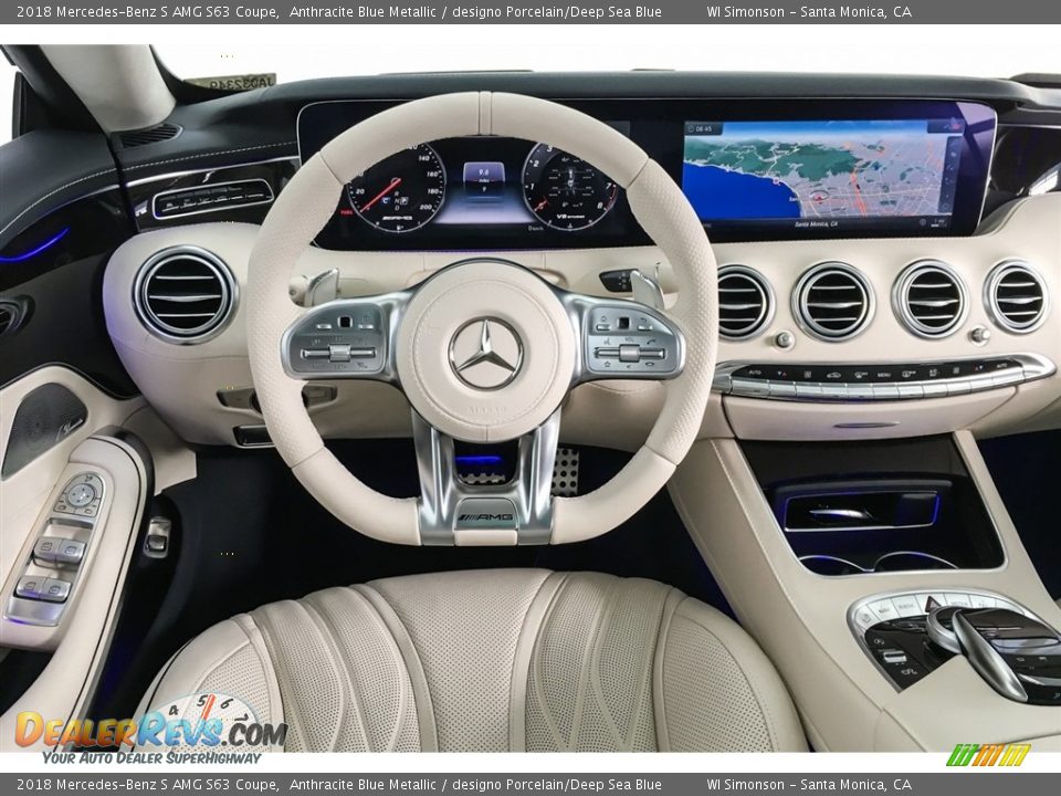 Dashboard of 2018 Mercedes-Benz S AMG S63 Coupe Photo #4