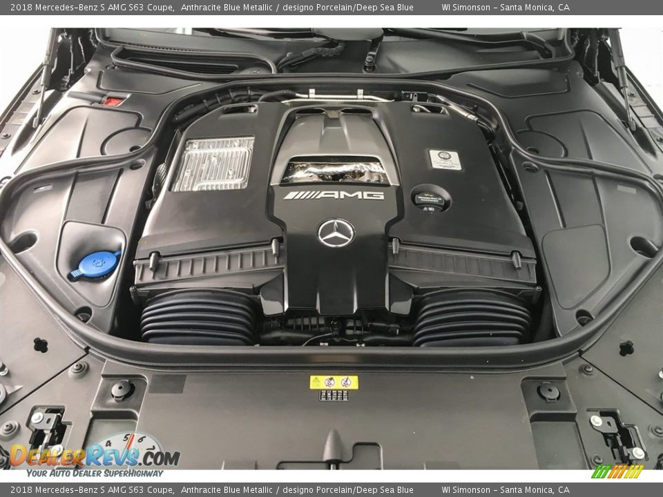 2018 Mercedes-Benz S AMG S63 Coupe 4.0 Liter biturbo DOHC 32-Valve VVT V8 Engine Photo #9