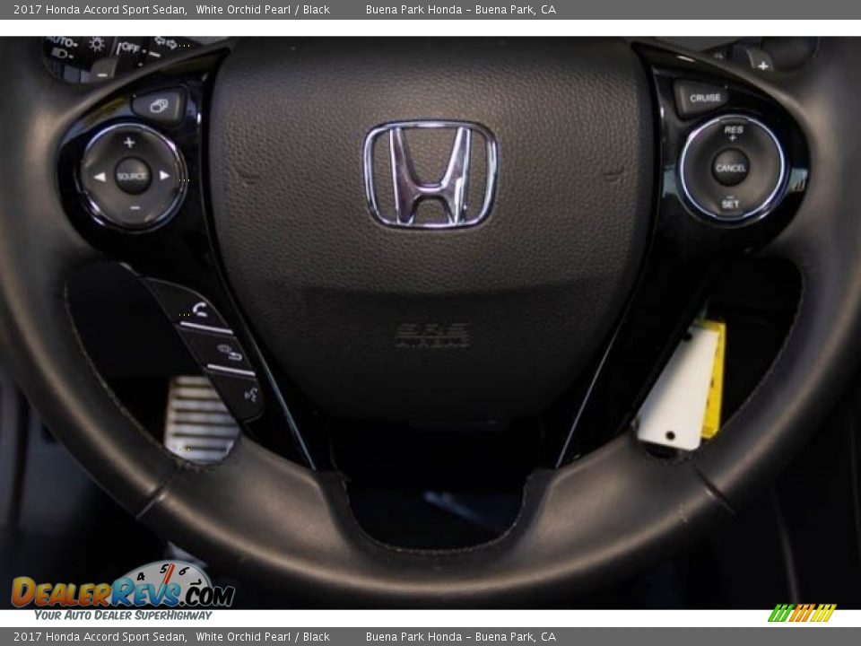2017 Honda Accord Sport Sedan White Orchid Pearl / Black Photo #14
