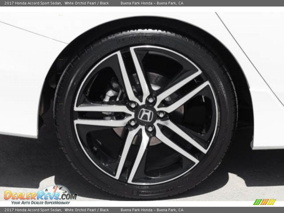 2017 Honda Accord Sport Sedan White Orchid Pearl / Black Photo #33