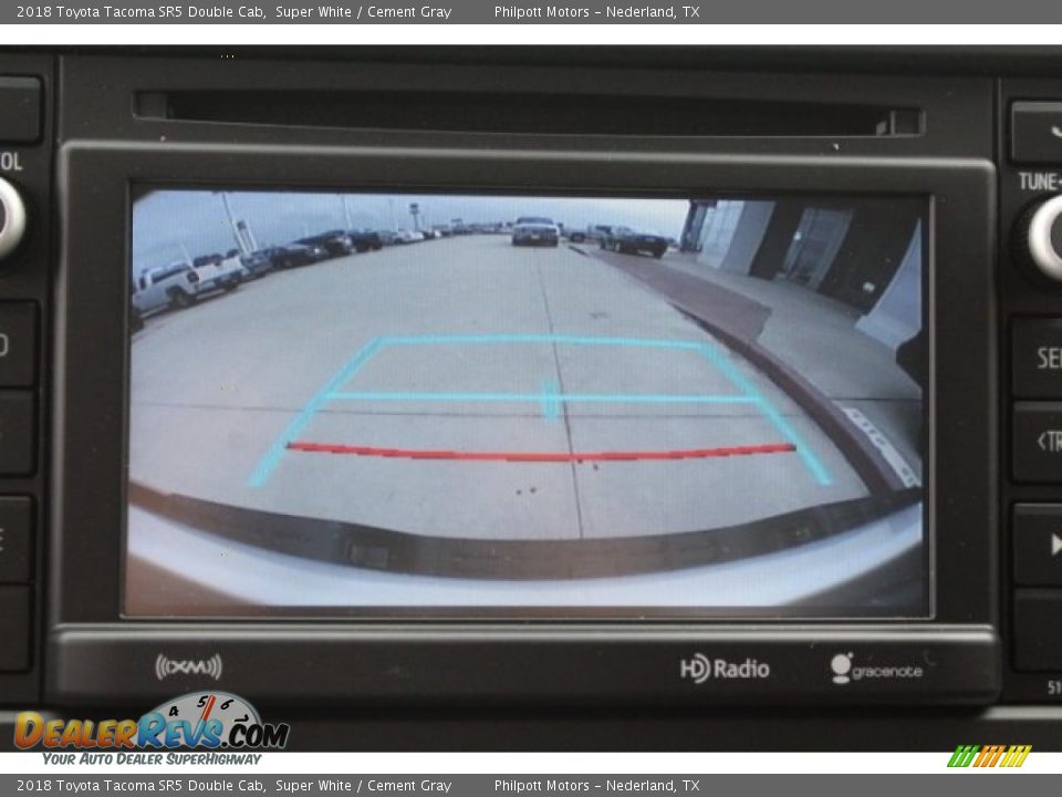2018 Toyota Tacoma SR5 Double Cab Super White / Cement Gray Photo #15