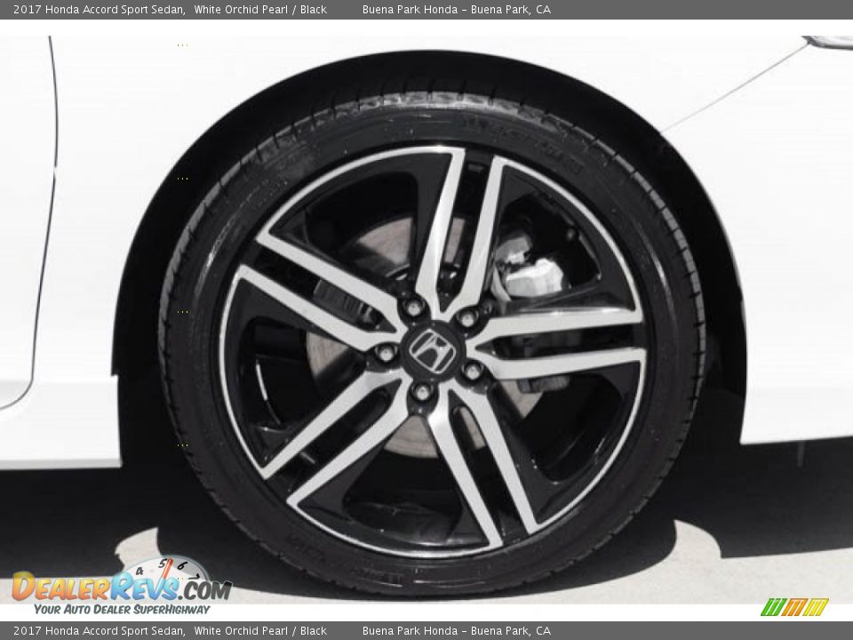 2017 Honda Accord Sport Sedan White Orchid Pearl / Black Photo #34