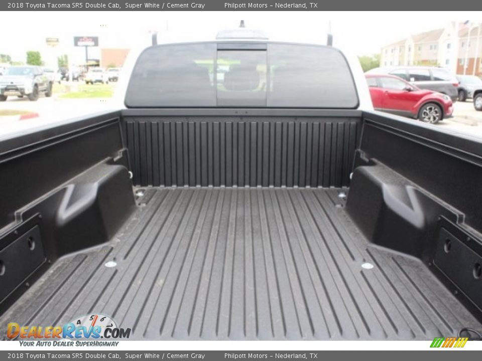 2018 Toyota Tacoma SR5 Double Cab Super White / Cement Gray Photo #26