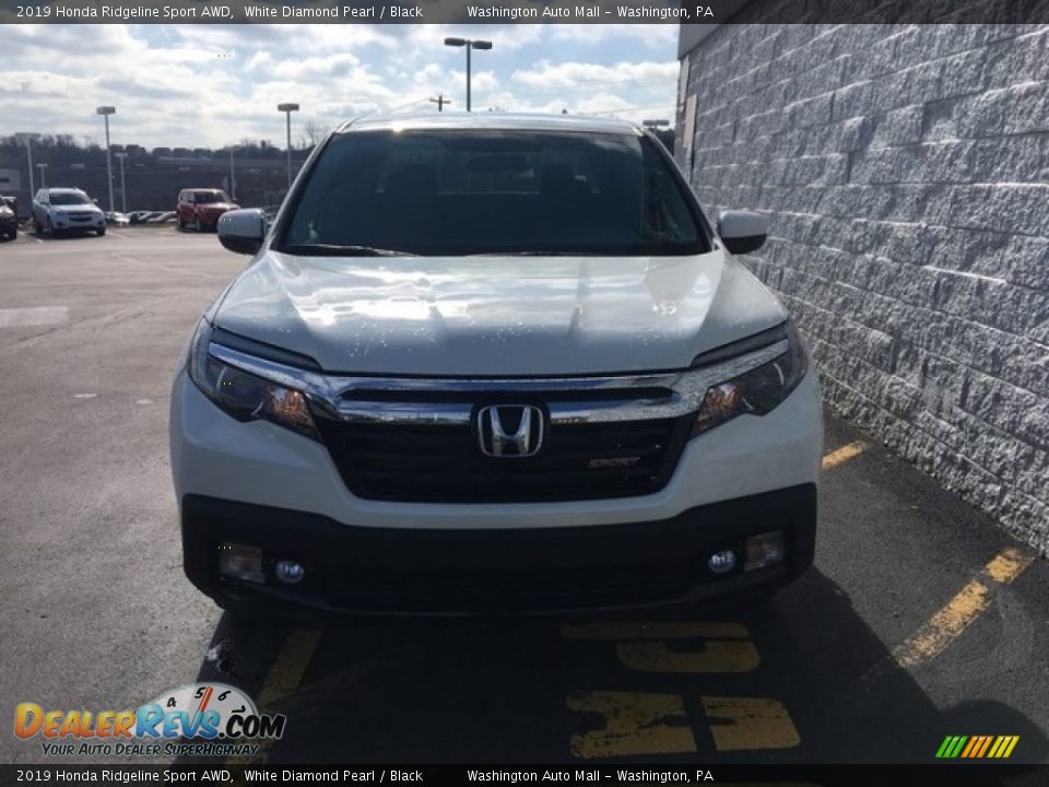2019 Honda Ridgeline Sport AWD White Diamond Pearl / Black Photo #2