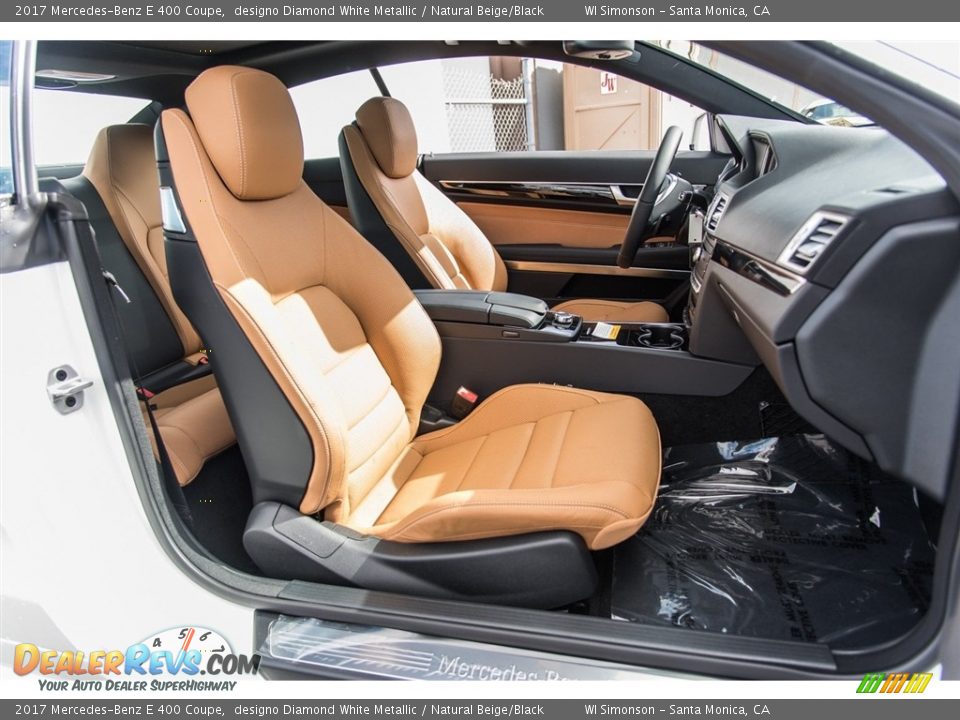 2017 Mercedes-Benz E 400 Coupe designo Diamond White Metallic / Natural Beige/Black Photo #2