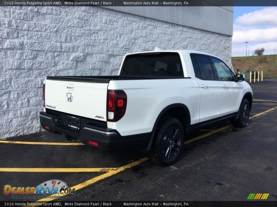 2019 Honda Ridgeline Sport AWD White Diamond Pearl / Black Photo #4