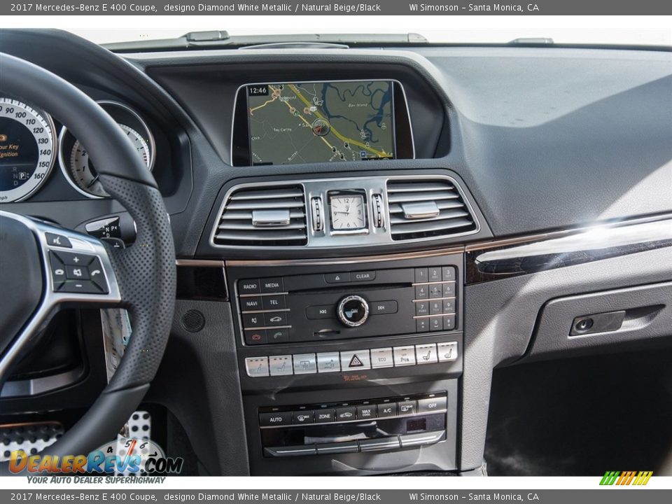 2017 Mercedes-Benz E 400 Coupe designo Diamond White Metallic / Natural Beige/Black Photo #5