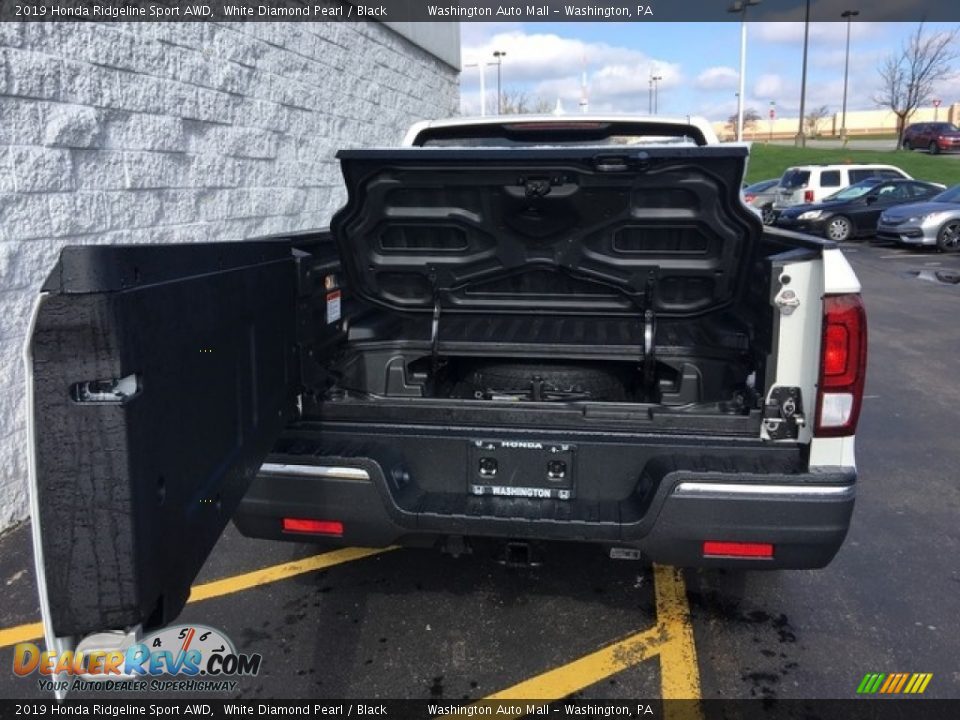 2019 Honda Ridgeline Sport AWD White Diamond Pearl / Black Photo #8