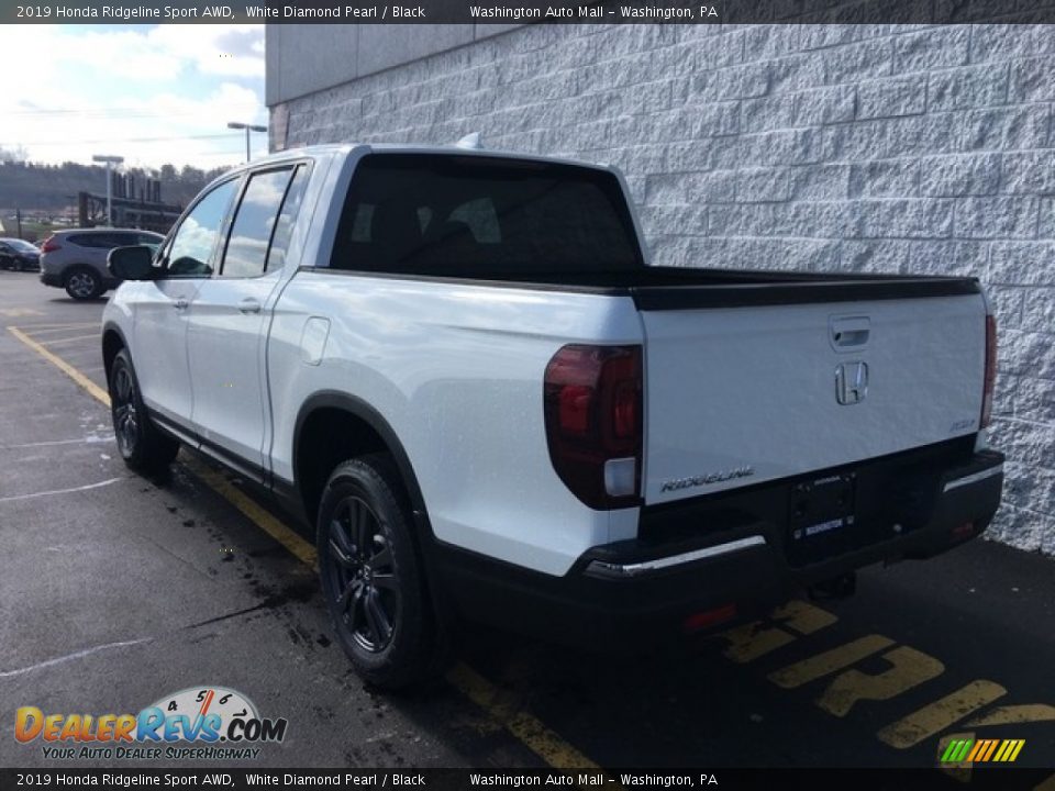 2019 Honda Ridgeline Sport AWD White Diamond Pearl / Black Photo #10