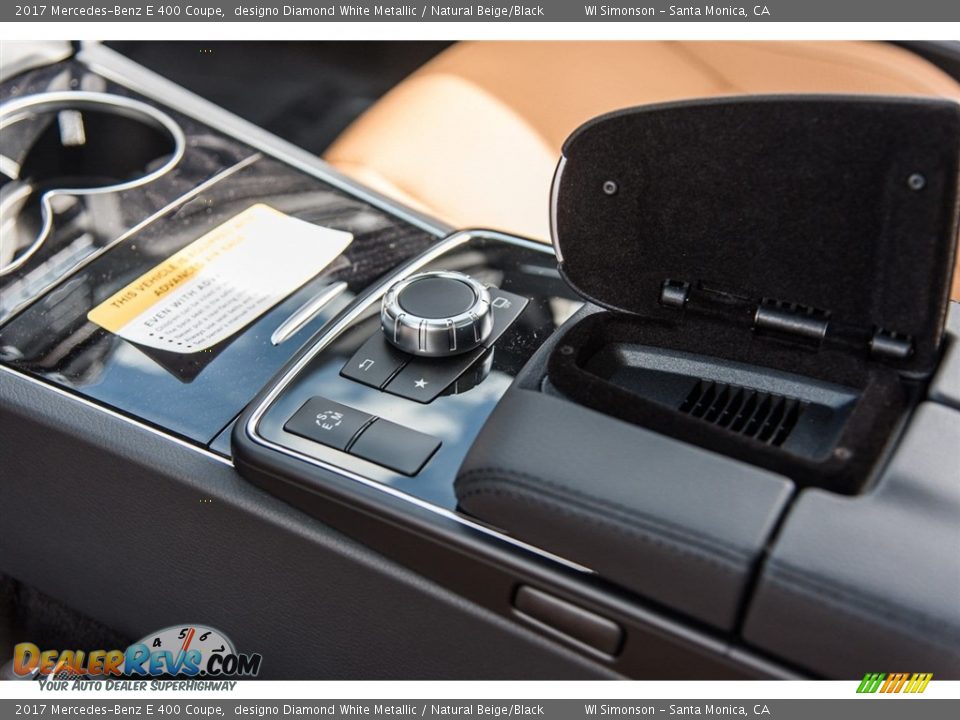 2017 Mercedes-Benz E 400 Coupe designo Diamond White Metallic / Natural Beige/Black Photo #7