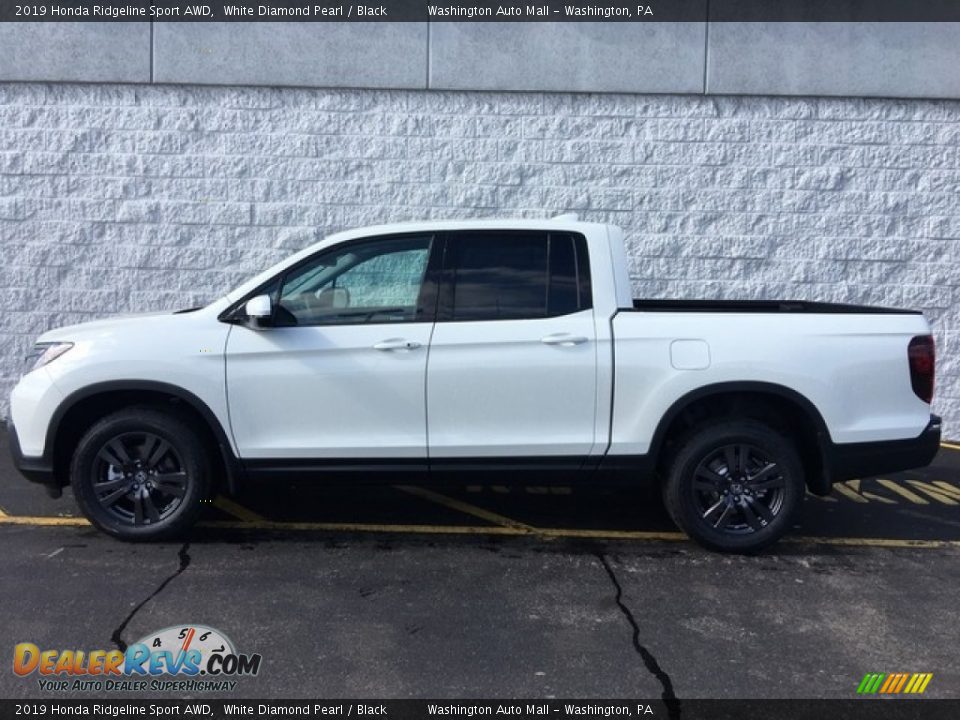 2019 Honda Ridgeline Sport AWD White Diamond Pearl / Black Photo #11