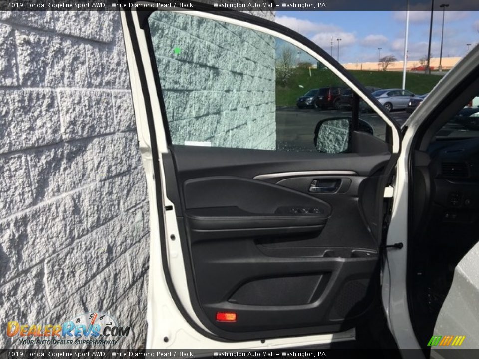 2019 Honda Ridgeline Sport AWD White Diamond Pearl / Black Photo #13
