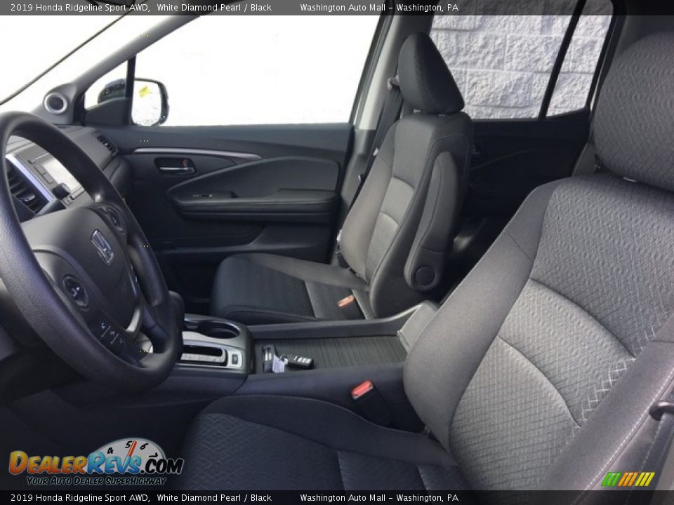 2019 Honda Ridgeline Sport AWD White Diamond Pearl / Black Photo #15