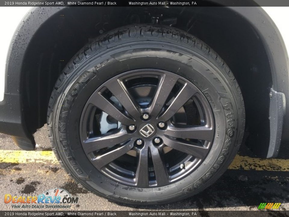 2019 Honda Ridgeline Sport AWD White Diamond Pearl / Black Photo #28