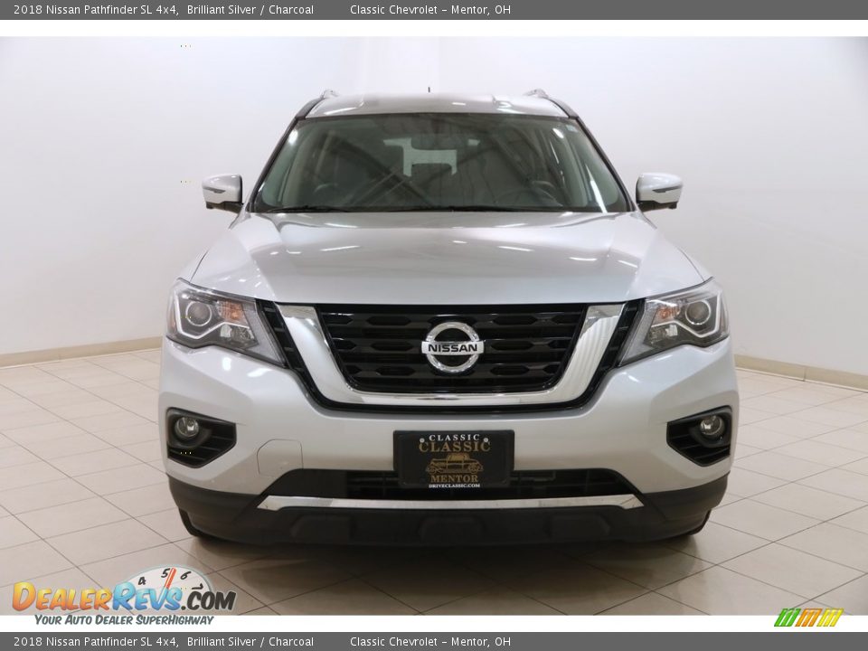 2018 Nissan Pathfinder SL 4x4 Brilliant Silver / Charcoal Photo #2